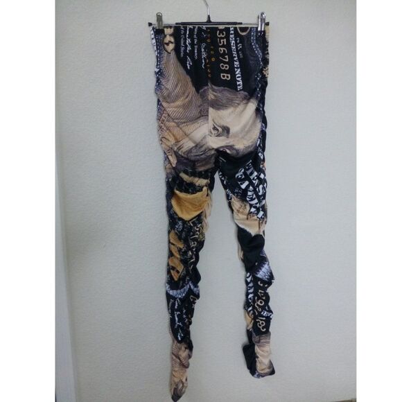 2-piece Money Body Suit and Ruched Pants Set - Picture 5 of 14